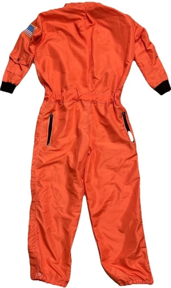UNDERWRAPS Child's NASA Astronaut Space Flight Suit Costume - Orange/Size Medium - Image 3 of 3