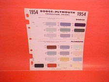 1954 DODGE CORONET ROYAL CONVERTIBLE MEADOWBROOK COUPE PLYMOUTH PAINT CHIPS SW