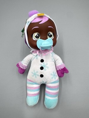 Cry Babys Christmas Holly Doll W/ Pacifier Snowflake Outfit