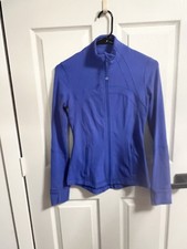   LULULEMON Sz 4 DEFINE Jacket WILD INDIGO Periwinkle Blue Purple  LUON 