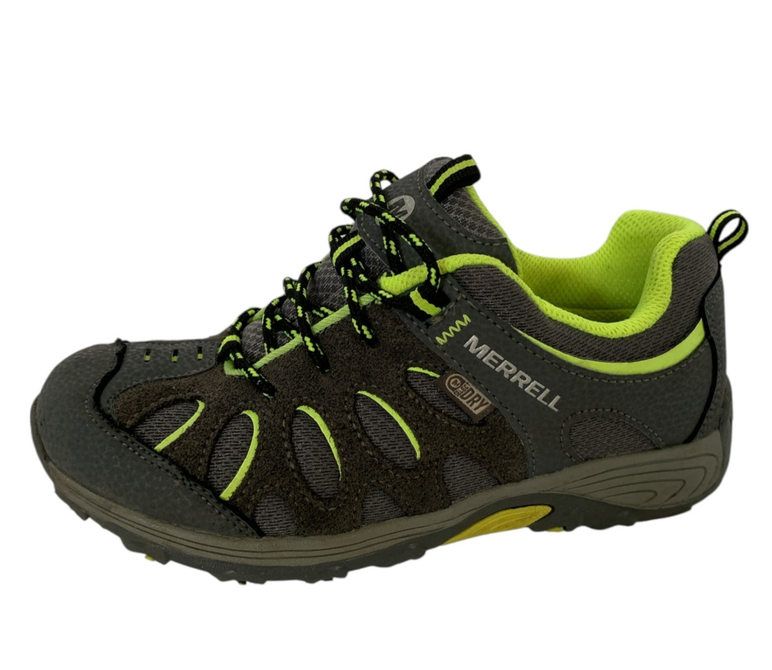 Merrell Scarpe da Escursionismo Ragazzo 2M Grigio Verde Impermeabili Seleziona Camaleonte Secco Basse