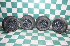 Set 07 Wrangler 18 Xd Addict Black Rims 35x12.50r18 Used Tires Set