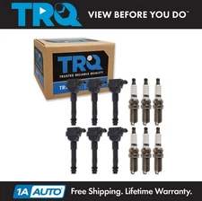 TRQ Ignition Coils & Spark Plugs Fits 2011-2012 Porsche 911