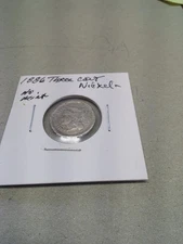 1886 Three Cent Nickel  No Mint