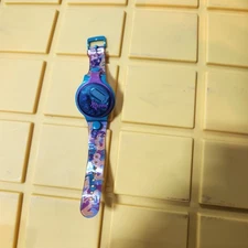 Yak Time   Talking Multi Color  Purple Blue Watch Yik Yak 1996  C10