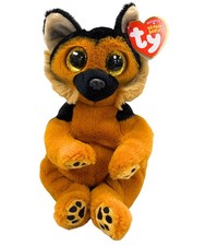 Ty Beanie Bellies - Ace the German Shepherd, MWMT Stuffed Animal Toy