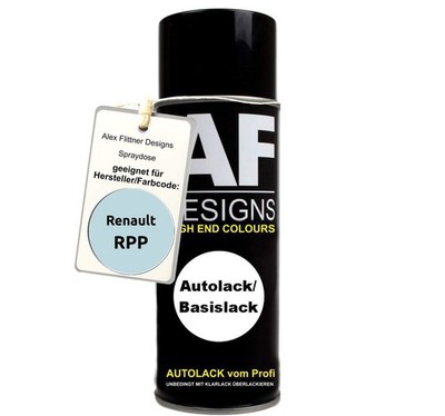 Für Renault RPP Bleu Dragee Spraydose Basislack Sprühdose 400ml