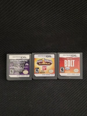 Nintendo DS Spiele USA Version Transformers/ Power Rangers Samurai/ Bolt