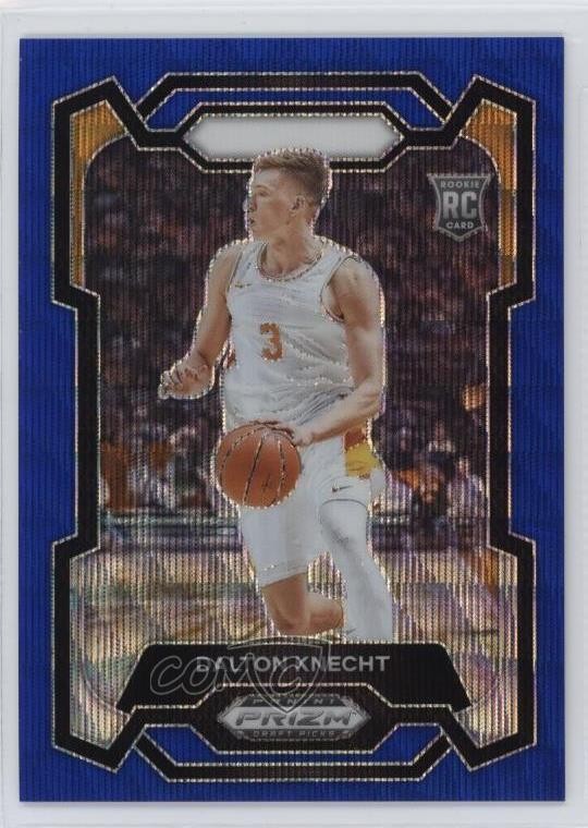 2024 Panini Prizm Draft Picks Blue Wave 92/249 Dalton Knecht #50 Rookie RC w5b