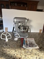 kitchenaid Custom Edition stand mixer 6 qt KD2661XMC Silver Lift Bowl