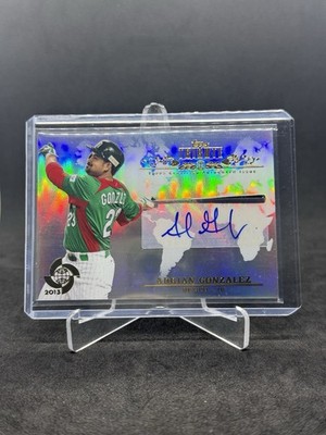 2013 Topps Tribute WBC Adrian Gonzalez Auto Mexico #WTA-AG
