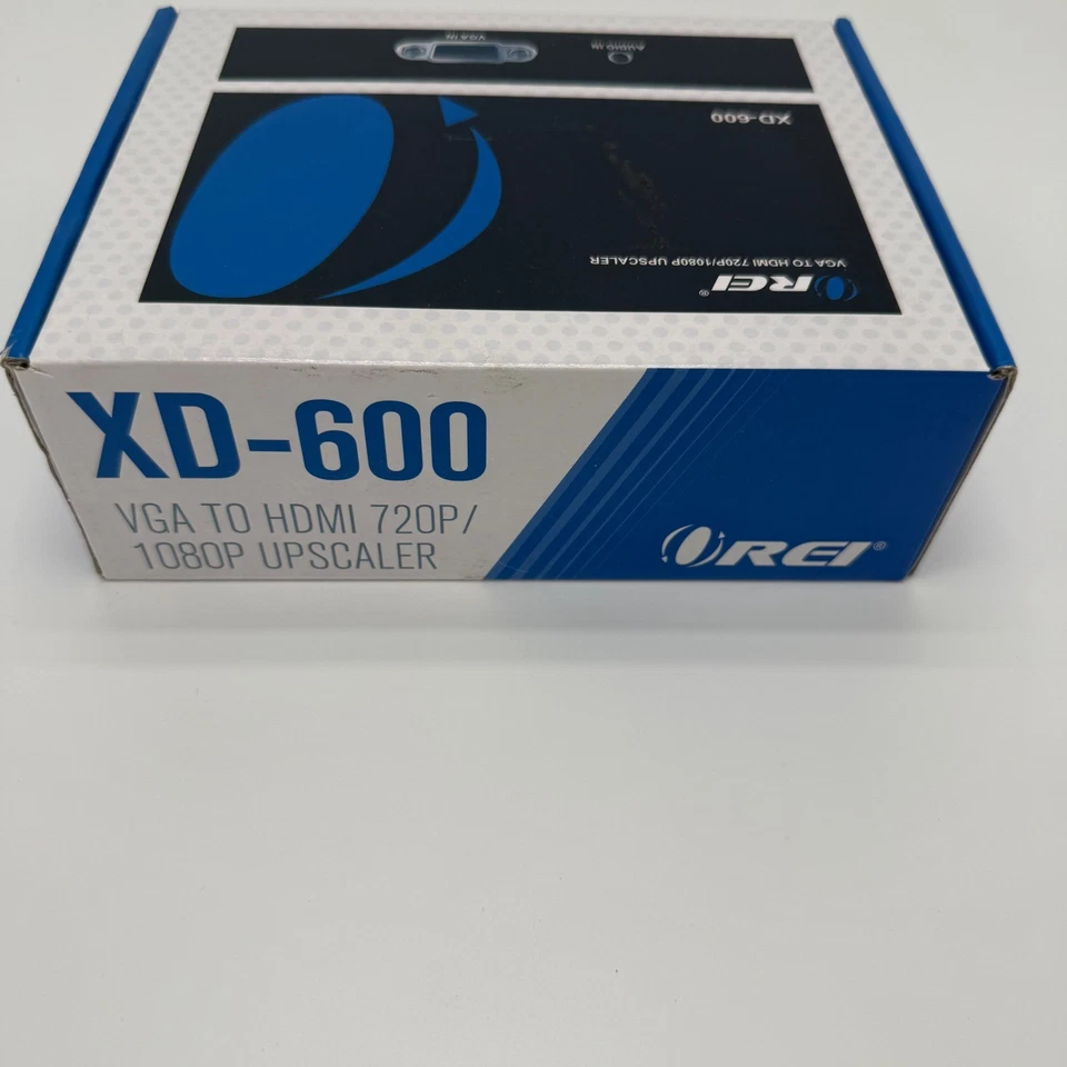 OREI XD-600 VGA to HDMI Upscaler Converter 720P 1080P Audio Input - Image 3 of 4