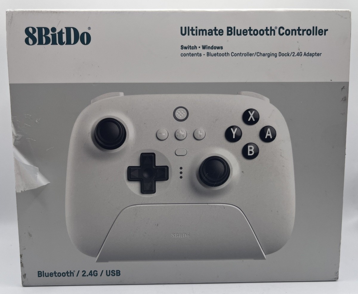 8Bitdo Ultimate 2 Bluetooth Controller With Charging Dock - Wireless Switch & PC Gamepad, Hall Effect Triggers
