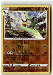 Galarian Sirfetch'd 098/189 Darkness Ablaze Reverse Holo