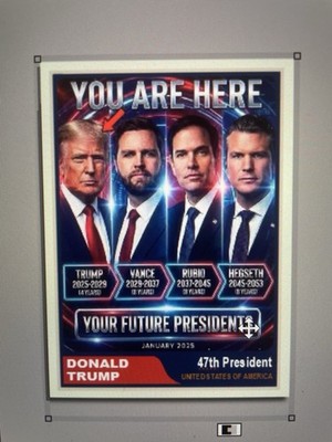 Donald Trump 2025 Custom ACEO The Next In Line