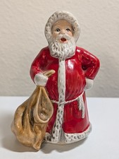 Vintage 1975 Goebel Santa Claus Figurine Christmas Holiday Ceramic W. Germany