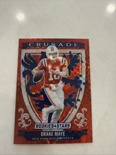 2025 Panini Rookies & Stars - Crusade Drake Maye #29 Red Plaid Prizm  