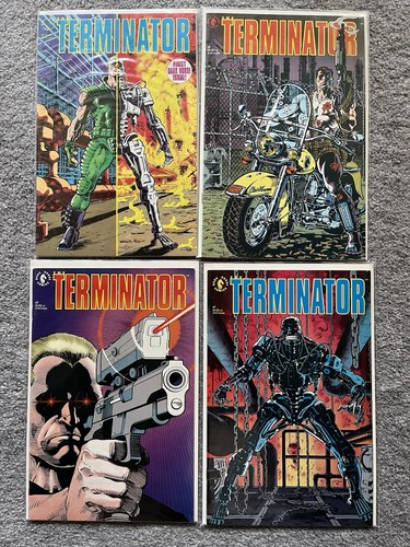 TERMINATOR #1-4, (Lot of 4). 1st Print. VF/NM. By John Arcudi. Dark Horse. 1990