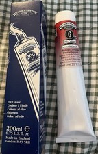 Winsor  Newton Oil Paint CADMIUM RED Deep Hue 200ml NIB 6.75oz