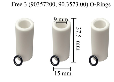 #ad 3 pack General Pump 52040009 Replacement CERAMIC PISTON 15mm fits EZ TX Pumps $43.90