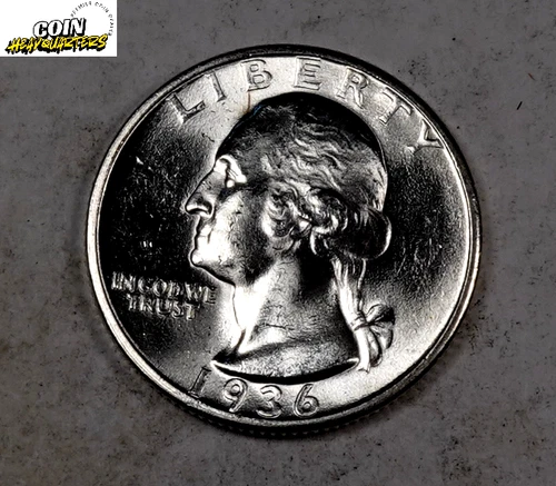1936 Washington Quarter * Gem BU++ * 90% Silver * XQ472