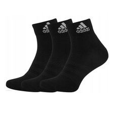 Adidas Kids Cushioned Ankle Socks XX Large 3 Pairs Black DZ9379-KXXL