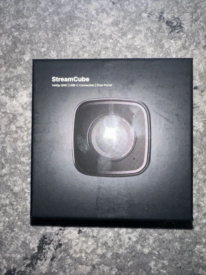 Pixio Stream Cube Webcam Brandneu in Box nie geöffnet 1440p QHD Pixio Portal