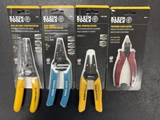 4-Klein Tools Wire Stripper/Cutters K1412, K11095,11045-12-SEN,D275-5. NEW!!!!