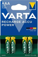 Varta Micro Recharge Accu Power Aaa 800 Mah 4Er