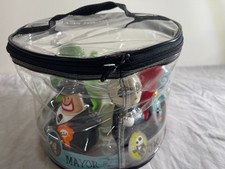 Nightmare Before Christmas, Bath Toy 5pc Set, Disney World, Vtg NEW.
