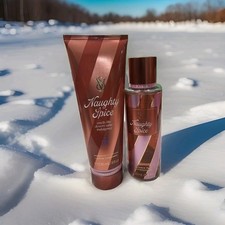 Victoria's Secret Naughty Spice Lotion And Body Mist Set