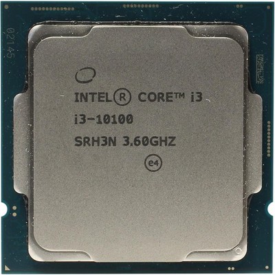 Prozessor CPU Intel Core i3 10100 LGA 1200 4C/8T 4,30 GHz 10. Gen SRH3N