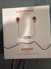 Lovense Gemini Nipple Clamps, Wireless and Re-chargable, Long Range WiFi Control