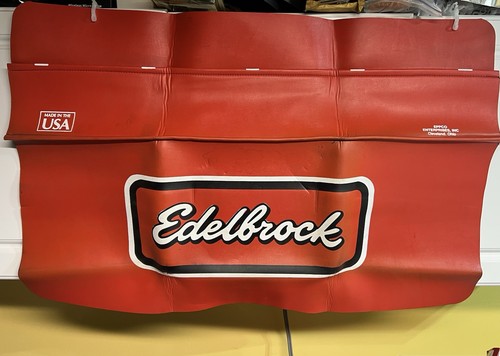 EPPCO ENTERPRISES MADE IN USA 🇺🇸 EDELBROCK CARBURETOR car fender cover vintage