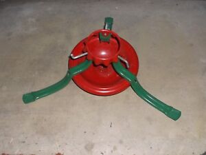 Vtg Christmas Tree Stand-All Metal-1950's-Made in USA-for Real & Artificial Tree | eBay