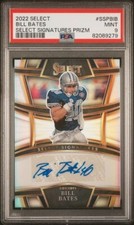 2022 Select Bill Bates Select Signtures Silver Prizm #SSPBIB Cowboys PSA 9 MINT