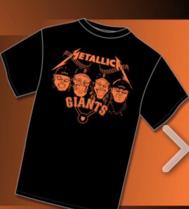 ビッグサイズ メタリカ Tシャツ サンフランシスコ ジャイアンツ METALLICA San Francisco SF Giants Mens Crew Neck T-Shirt XXL