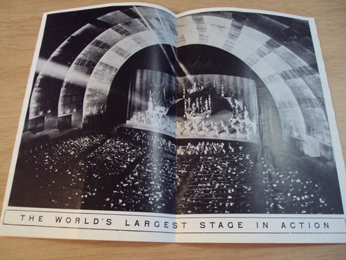 1935 'Art Deco' Program~"RADIO CITY MUSIC HALL"~Maureen O'Sullivan FILM~New York - Imagen 6 de 11