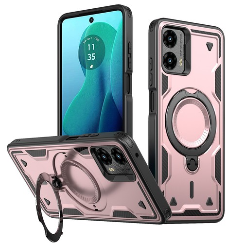 Funda con soporte magnético resistente a prueba de golpes para Motorola G Stylus/Power/Play 2025 - Imagen 44 de 49
