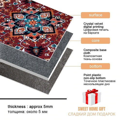 MODERN FLOOR CARPET RUG AREA CARPET LARGE SOFT LIVING ROOM BEDROOM ANTI-SLIP MAT - Picture 4 of 30