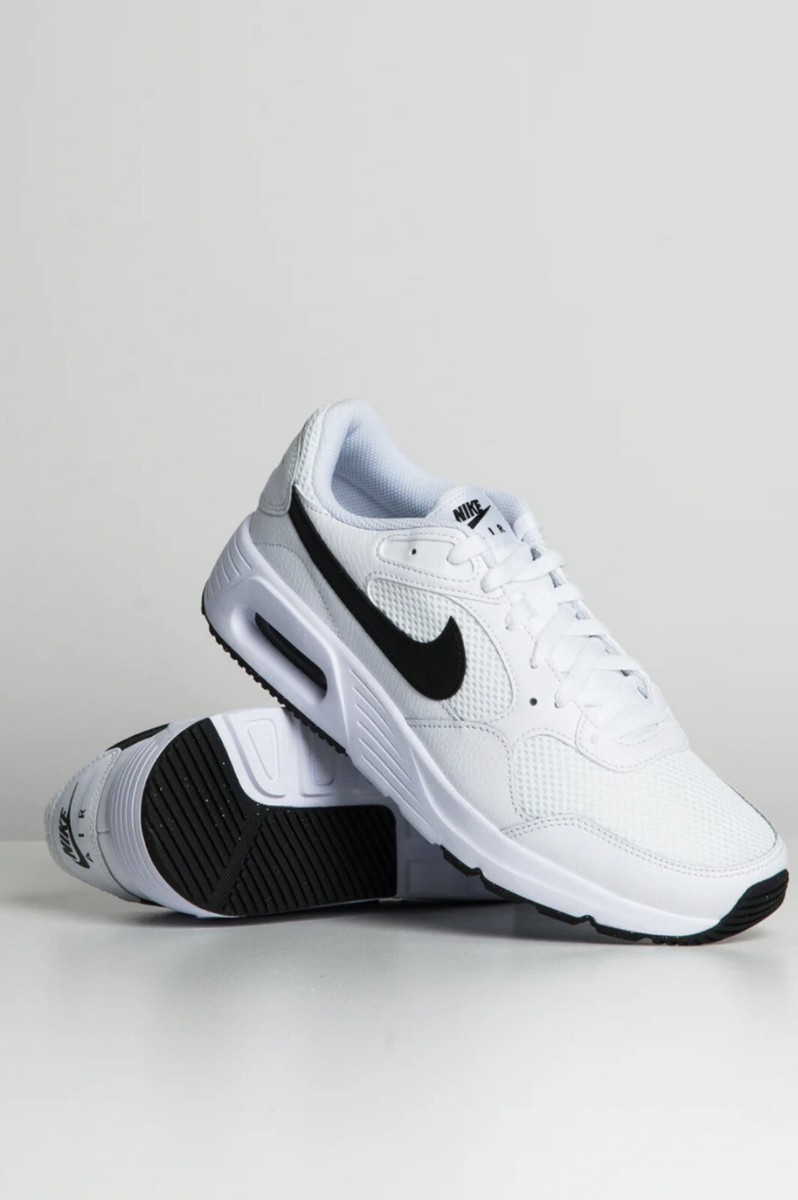 Mens Nike AIR MAX SC Shoes Black White Running Sneakers
