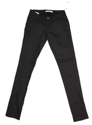 Mavi Jeans Low Rise Slim Denim Black Jeans Stretch Zipped Pockets Womens 27/33