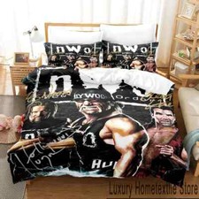 The Best of WWE Best of nWo Bedding Set Duvet Cover Pillowcase Bed boys Adult