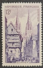 FRANCE 1954 TIMBRE 979 SERIE TOURISTIQUE QUIMPER neuf** VF MNH STAMP