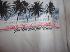 Live Free Relax n Unwind white