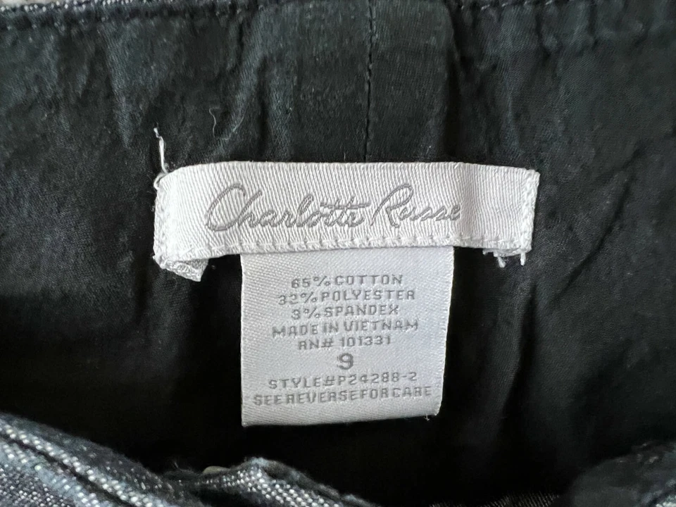 Pantalones Charlotte Russe Pierna Recta Junior Talla 9 Gris Pantalones Rectos Elastizados Foto 2 de 4