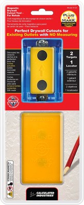 Calculated Industries 8120 Plug Mark Drywall Electrical Box Cutout Locator fo...