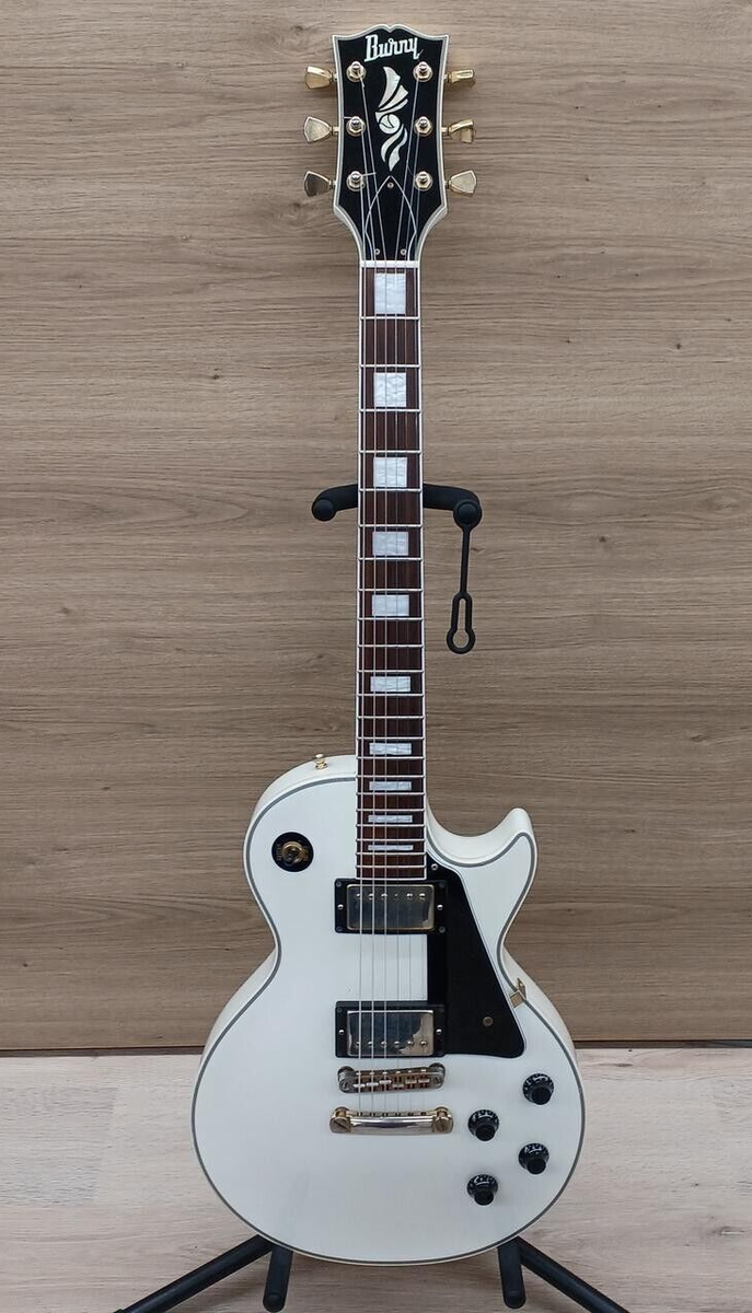 Burny レスポールスタイル ホワイト Burny by Fernandes] Electric Guitar RLC-85 Les Paul Custom White