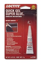 Loctite 37391 Quick Gel Instant Adhesive Super Glue Tube, 2-gram