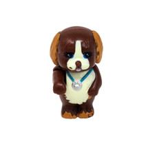 VINTAGE 1993 KENNER LPS LITTLEST PET SHOP CARE CENTER BROWN  WHITE PUPPY DOG